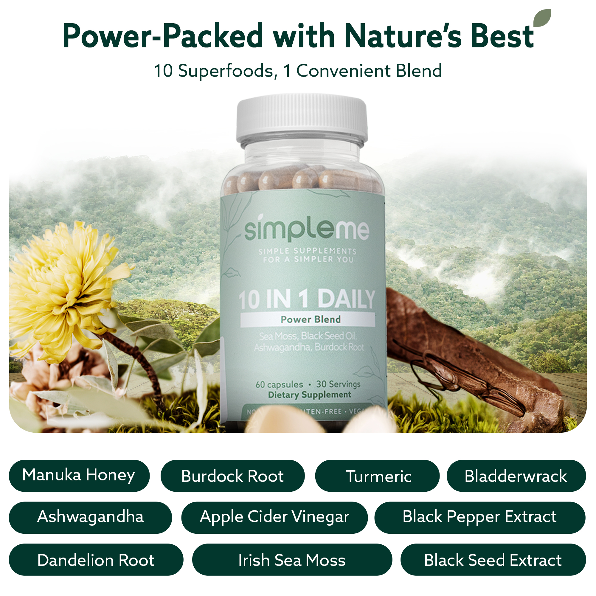 SimpleMe 10 in 1 Daily Power Blend