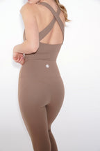 KIMITH I Am Wonderful High Rise Beige Legging