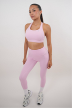 KIMITH I Am Glowing Pink Blossom Quick Dry Butter Legging