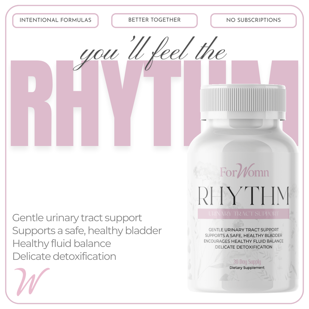 Rhythm Urinary Tract Support Supplement