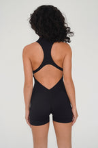 KIMITH I am Limitless Zipper Bodysuit in Black