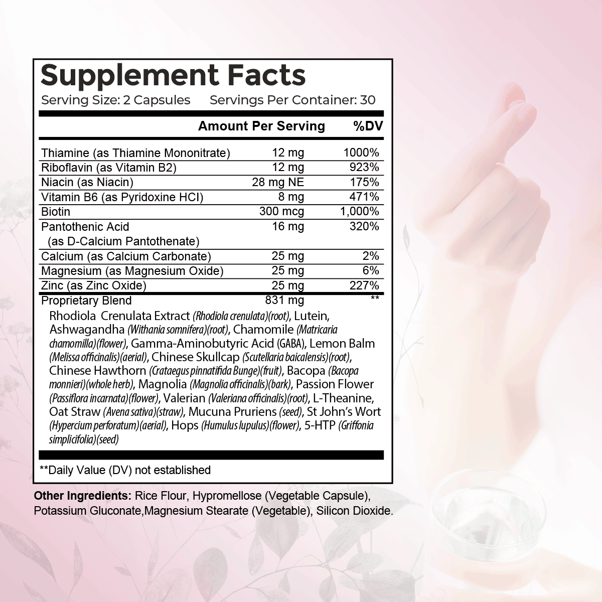 Calm Daily Stress Support Supplement