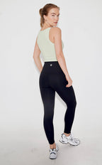 I Am Self Love Ribbed Quick-Dry Butter Mint Green Tank