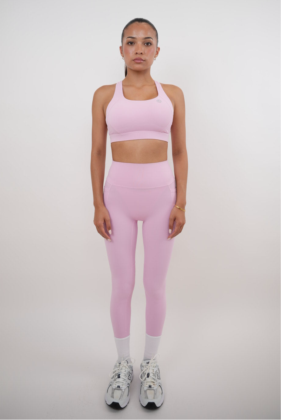 KIMITH I Am Glowing Pink Blossom Quick Dry Butter Legging