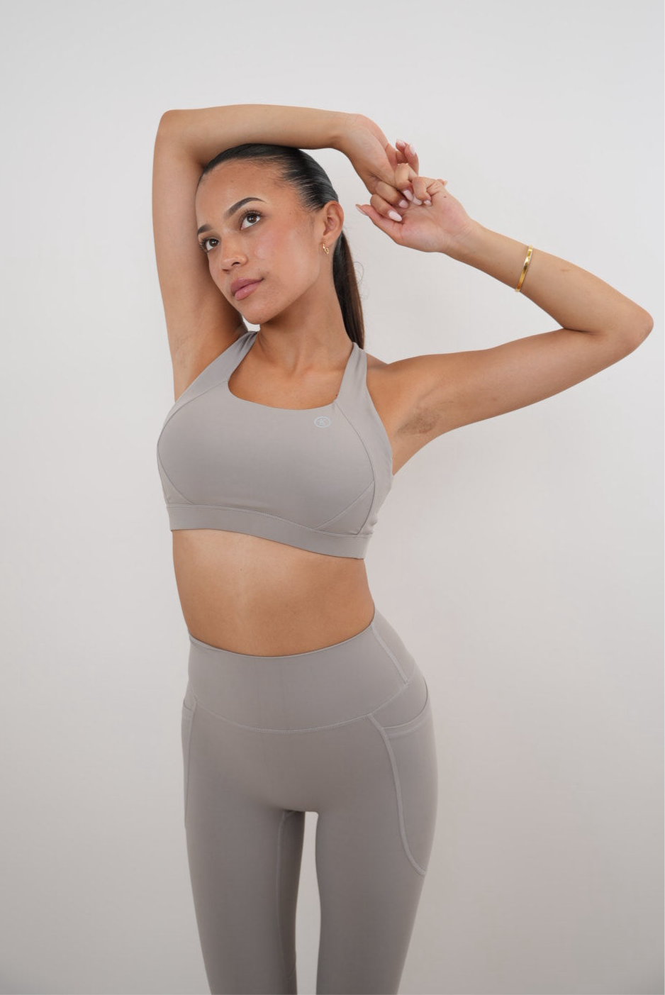 KIMITH I Am Glowing Frosty Gray Quick Dry Butter Legging