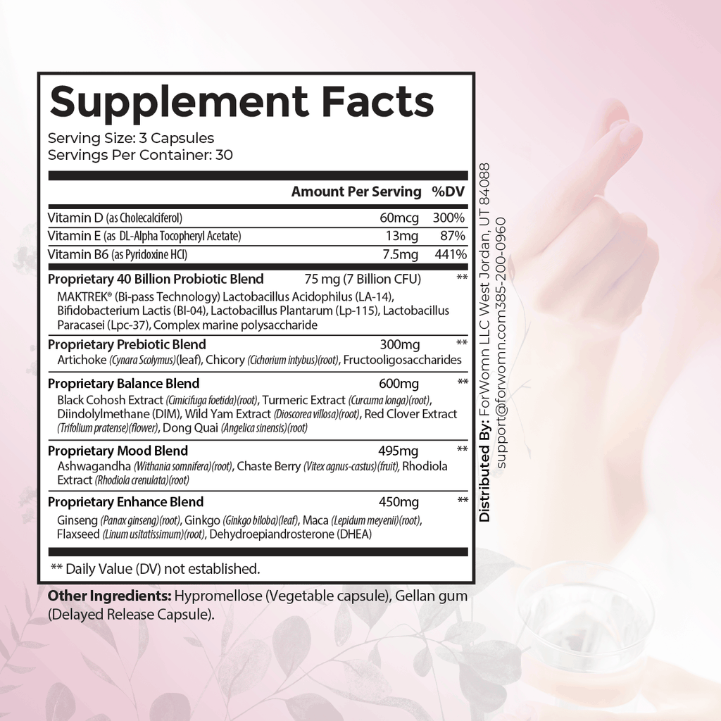 Flourish Menopause Support Supplement