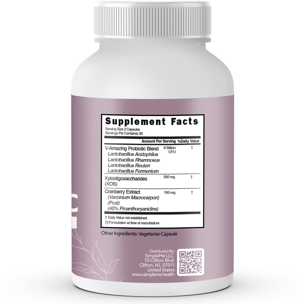 SimpleMe Women's Vaginal Health Probiotics