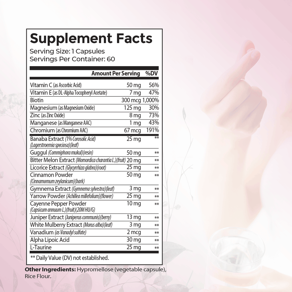 Sweet Blood Sugar Support Supplement