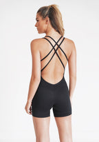 KIMITH I Am Enough Black Stretch Bodysuit