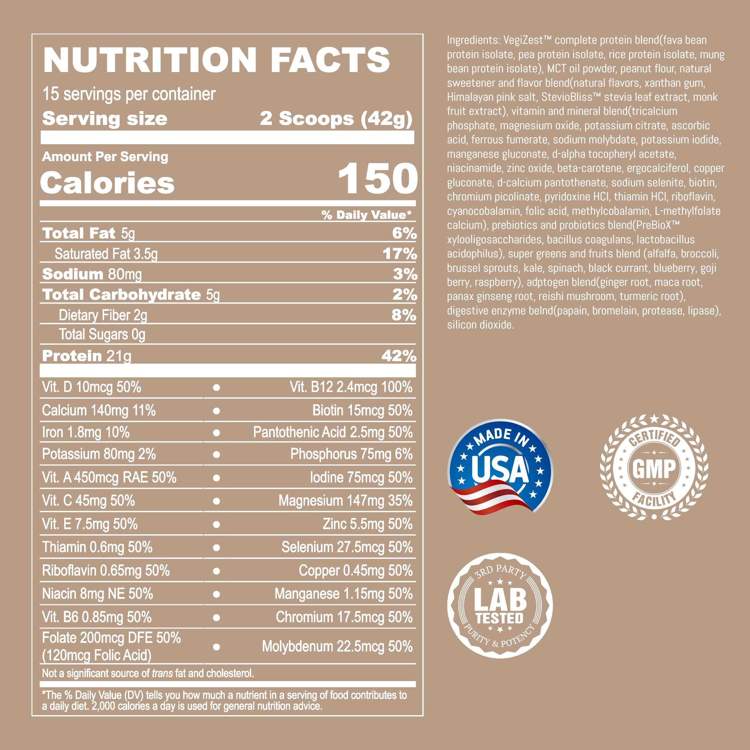 Plant Based meal replacement